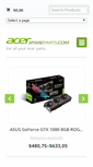 Mobile Screenshot of acerspareparts.com